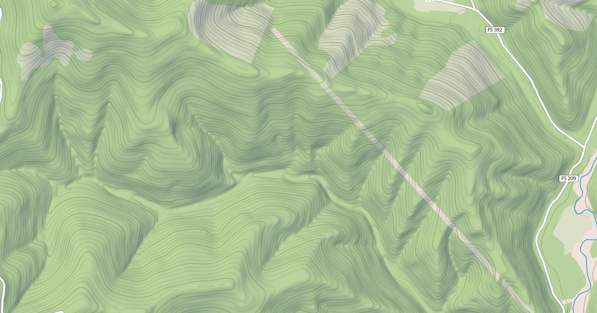 Map preview of USFS Motor Vehicle Use Map Trails 11589