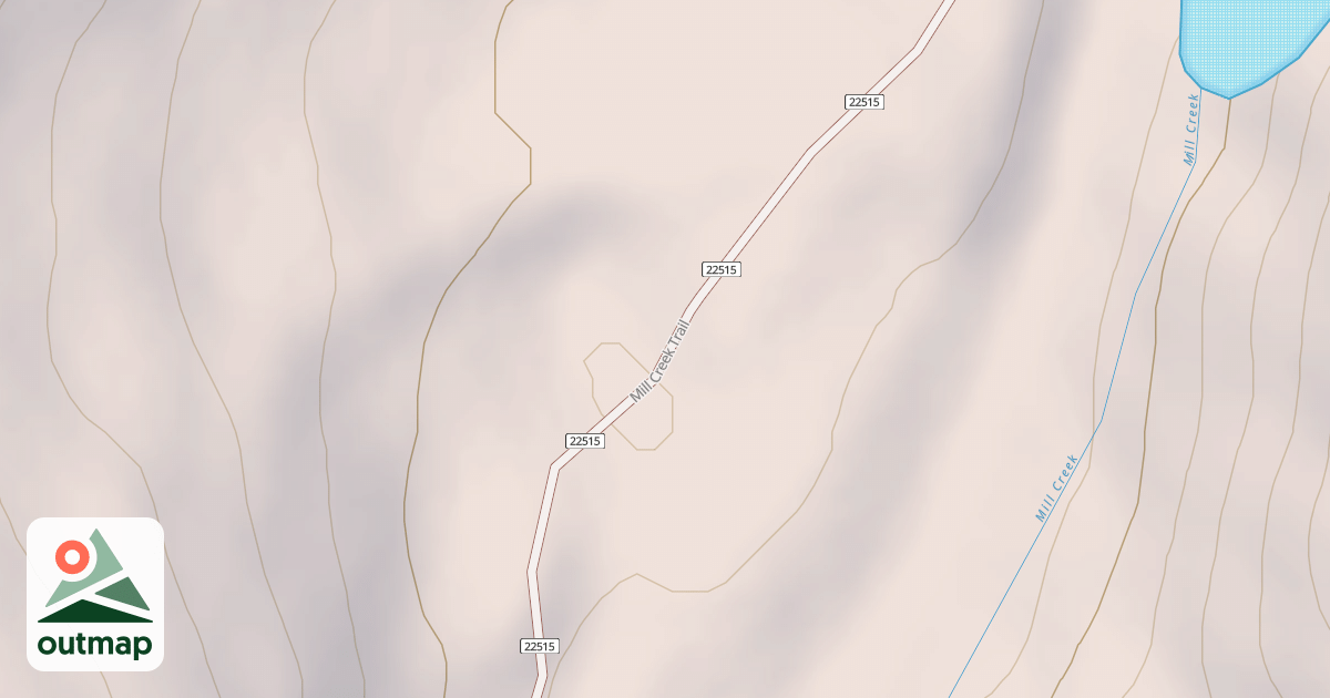 Map of Mill Creek Trail