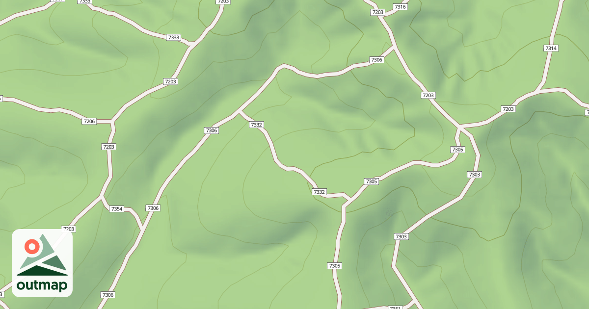 Map of USFS Motor Vehicle Use Map Trails 19256