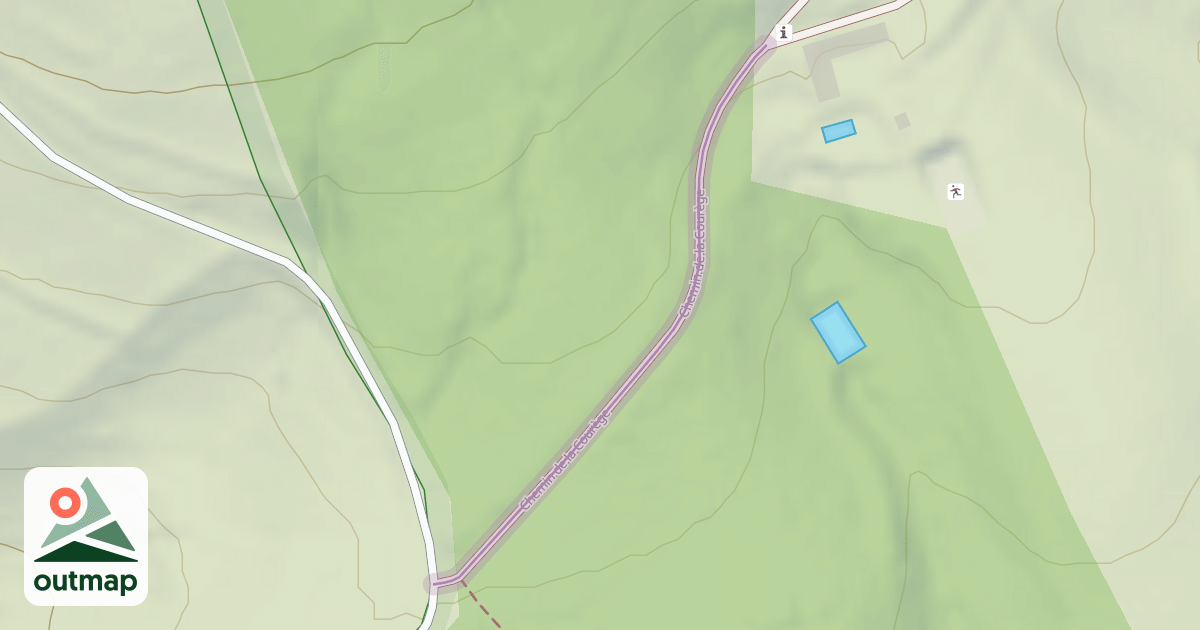 Map of Chemin de la Courège