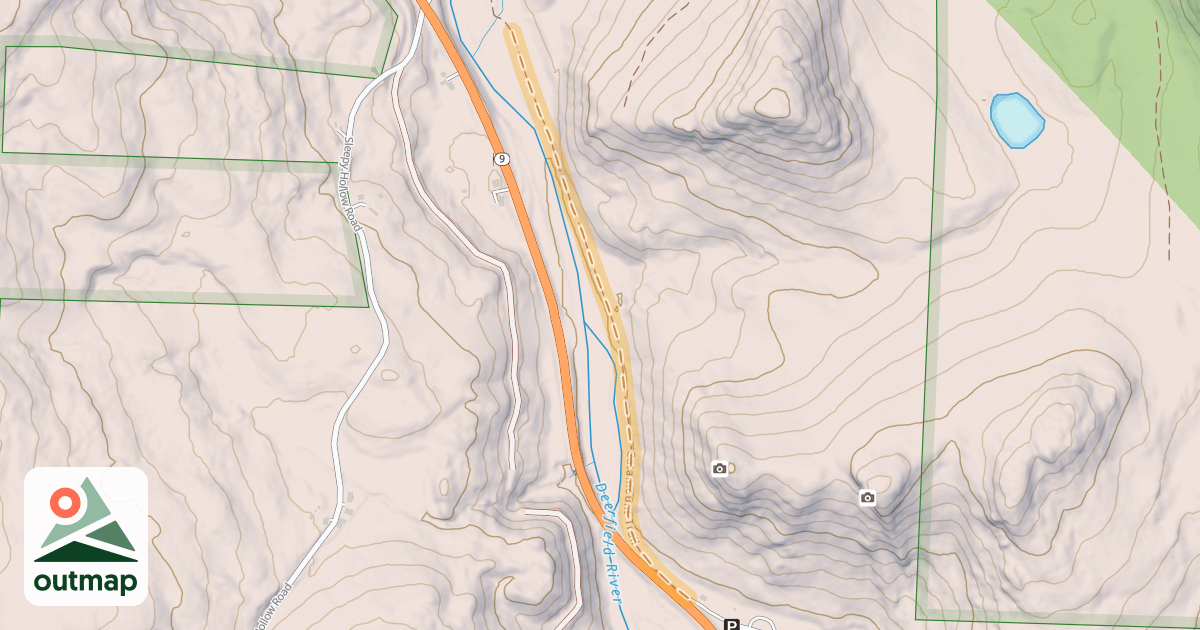 Map of Catamount Trail