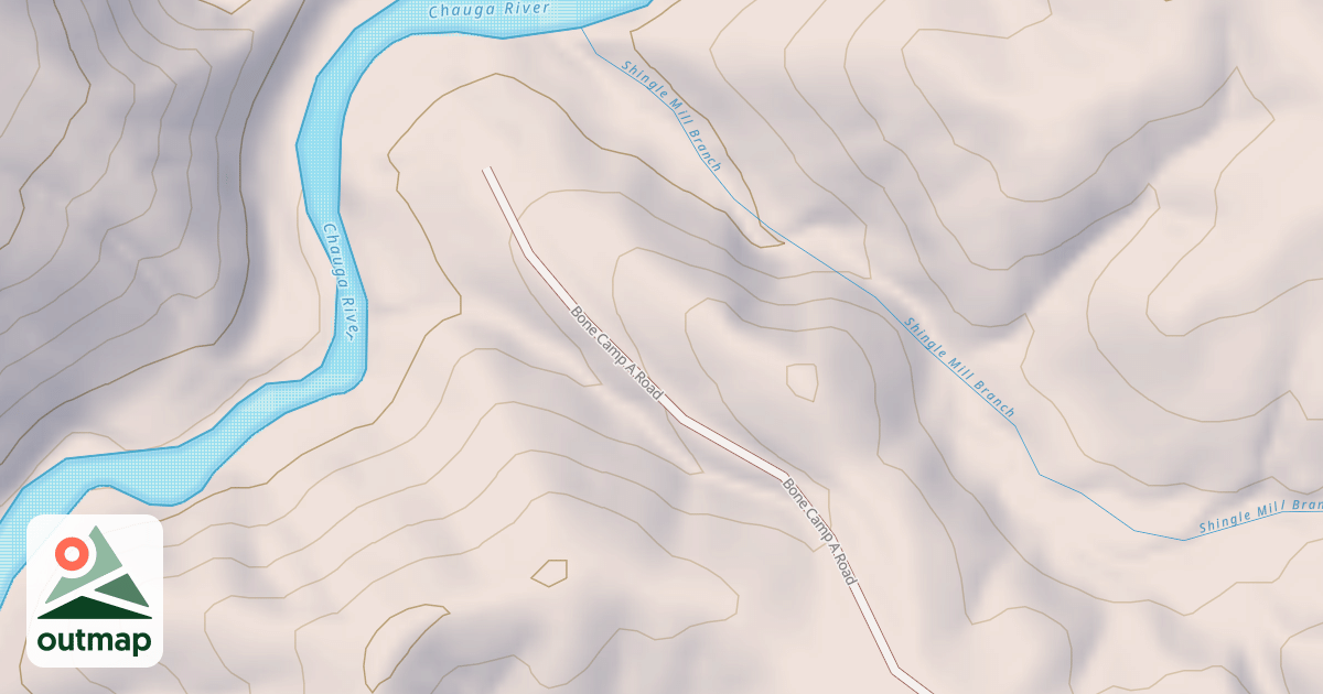 Map of BONE CAMP A