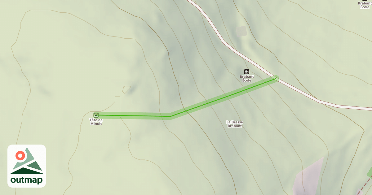 Map of La Traverse