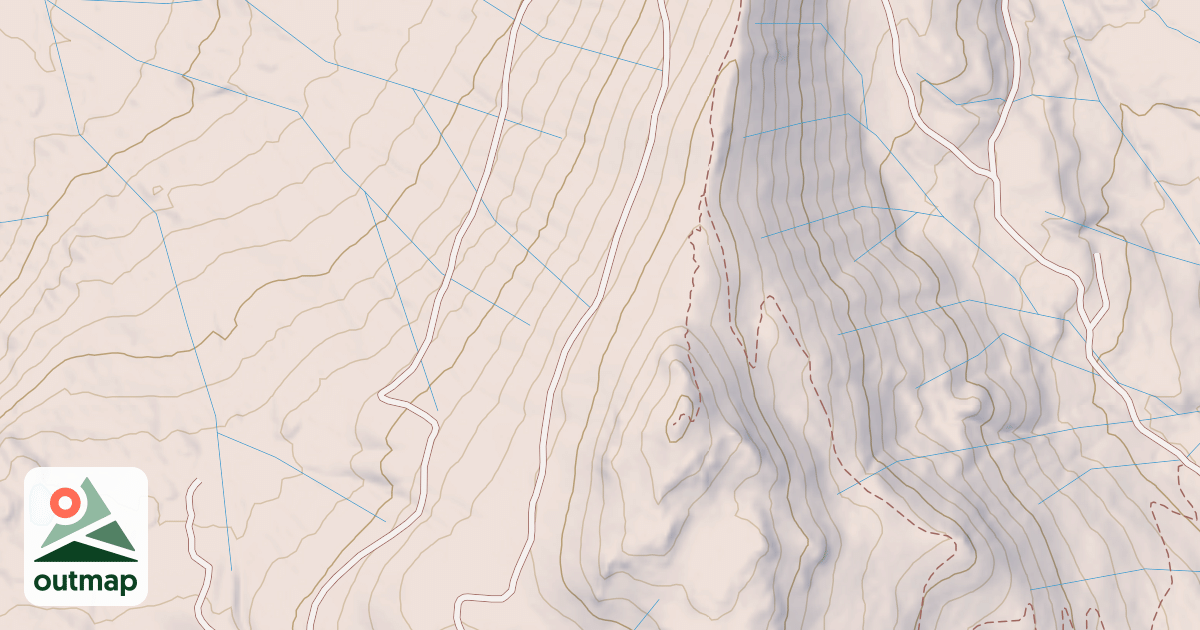 Map of Andesite West Ohv Trail