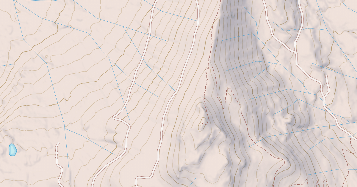 Map preview of Andesite West Ohv Trail