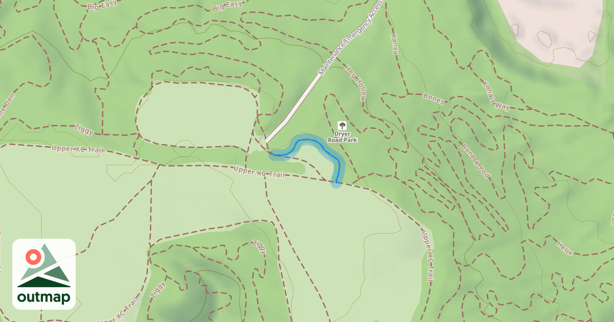 Map of Dragon's Back