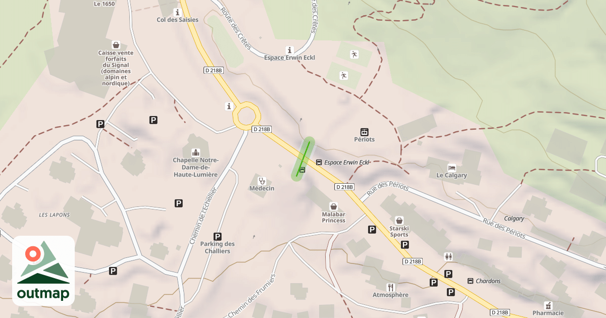 Map of Challiers