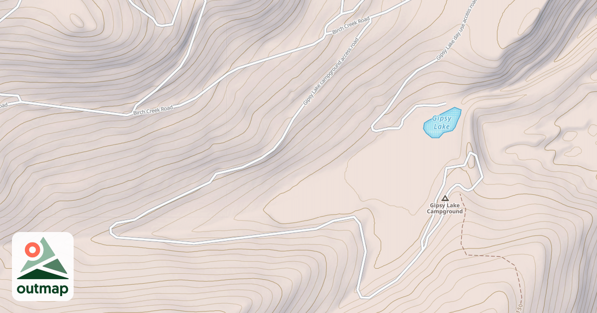 Map of GIPSY BASIN 8961