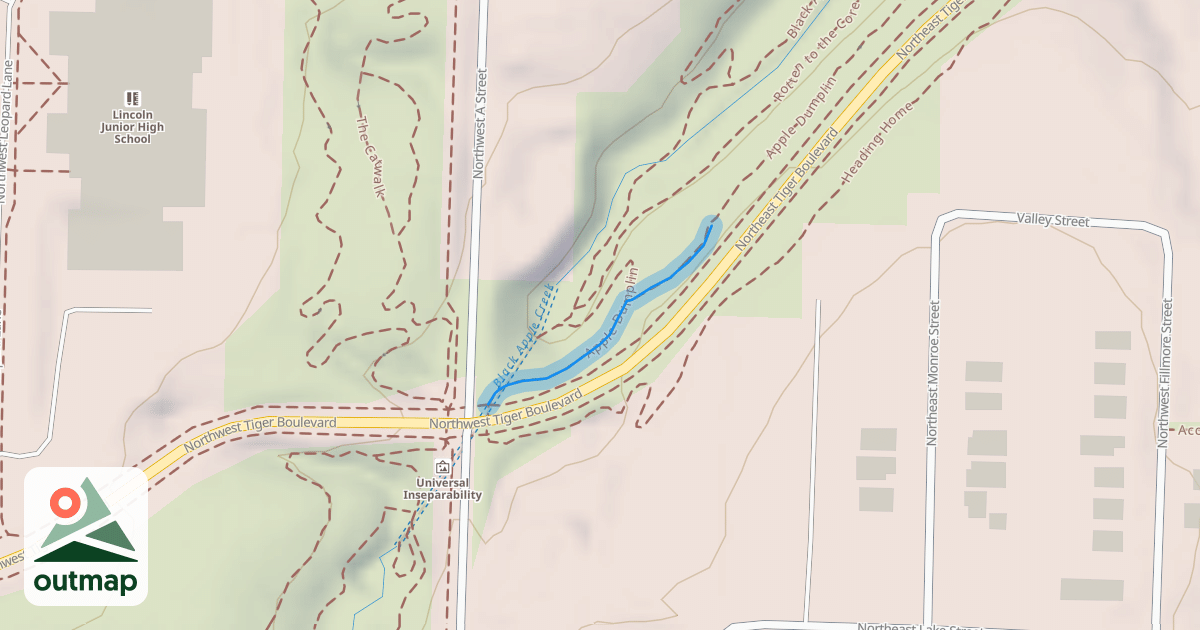 Map of Apple Dumplin
