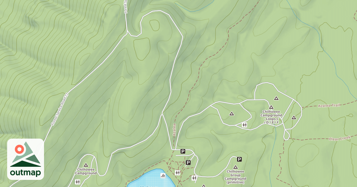 Map of CHILHOWEE