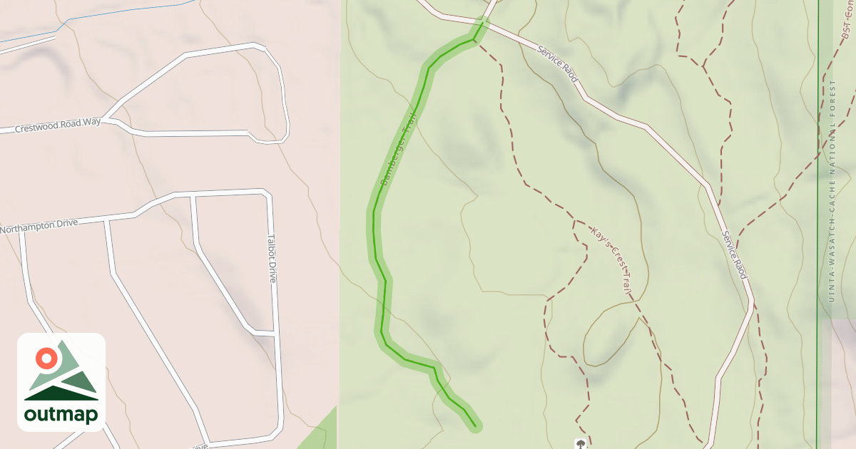 Map of Bamberger Trail