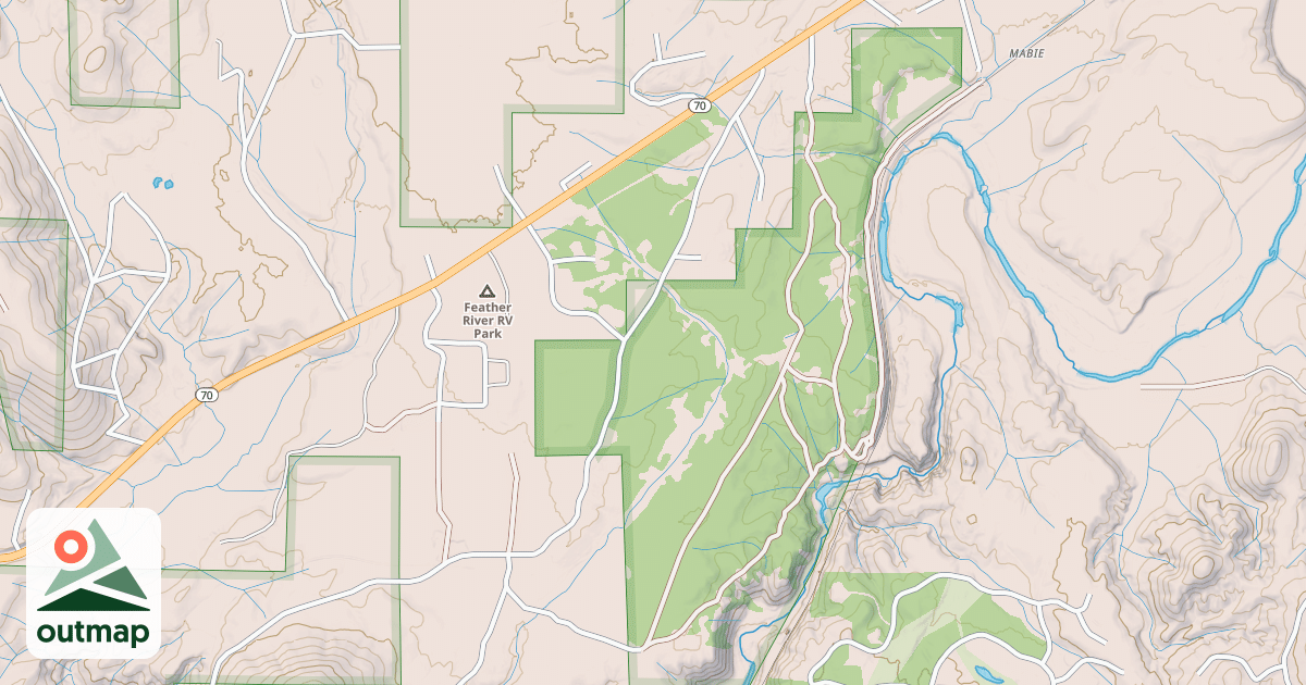 Map of CLAIRVILLE LOOP