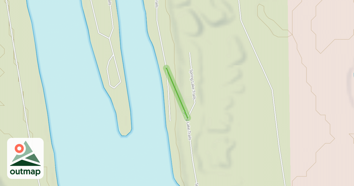 Map of Spring Lake Trails