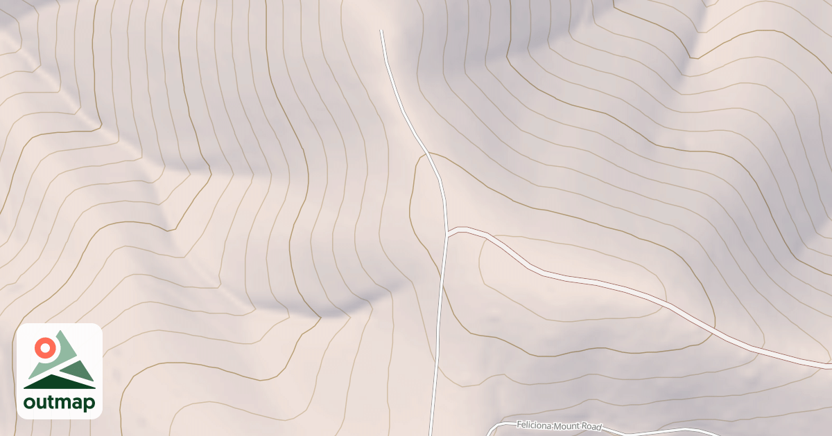 Map of FELICIANA MTN FUEL BREAK