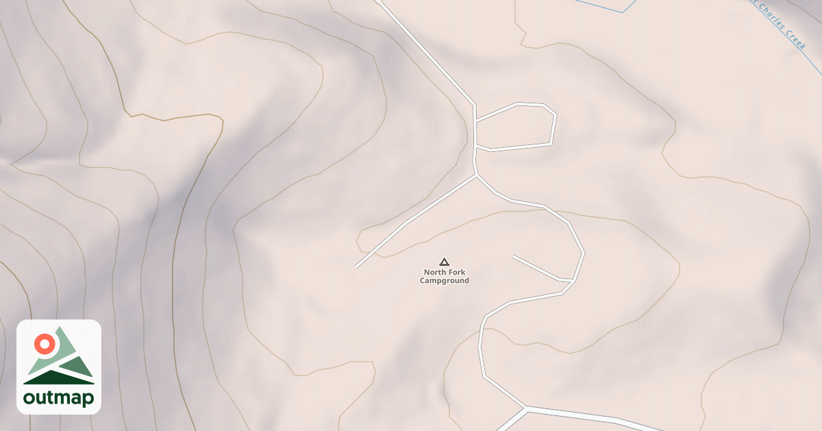 Map of NORTH FORK ST CHARLES SPUR A