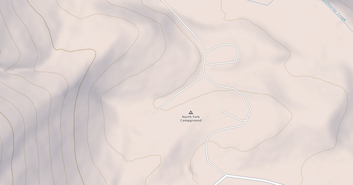 Map preview of NORTH FORK ST CHARLES SPUR A