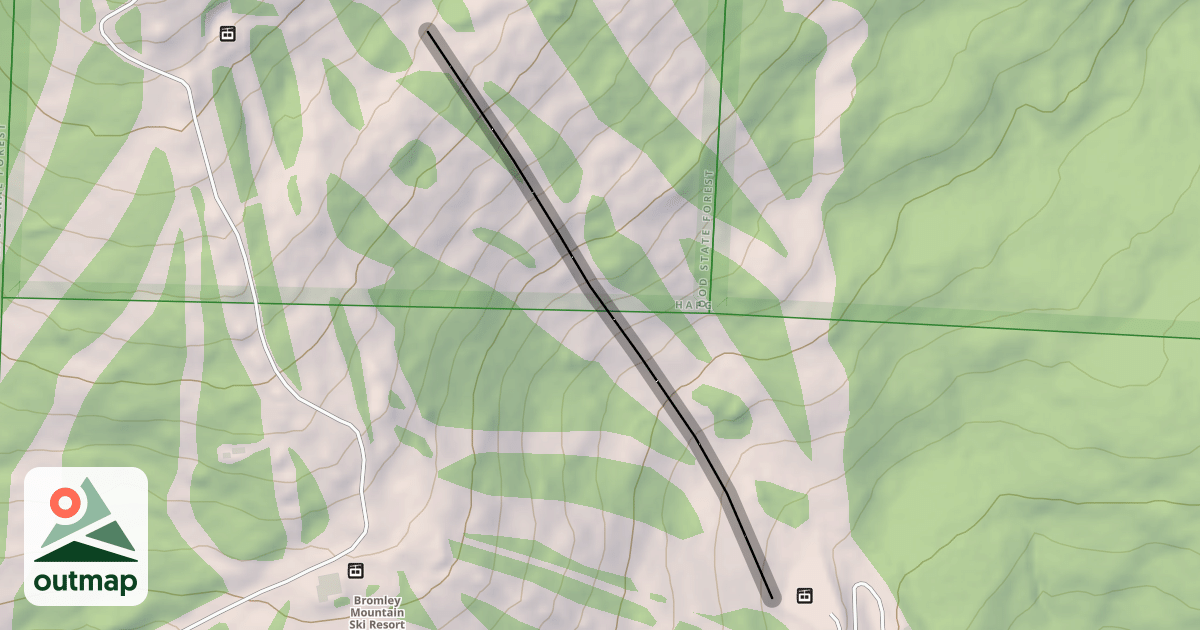 Map of No Name Chute