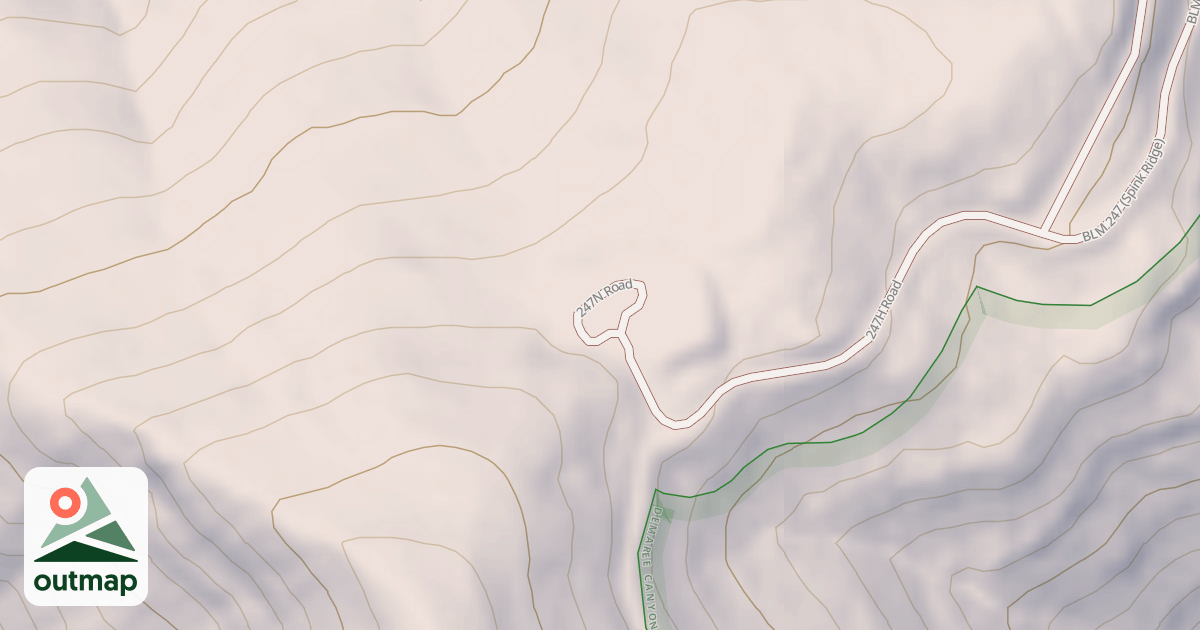 Map of BLM National GTLF Public Motorized Roads 9189cfa6-4bdd-431f-a89f-cbbf011c8cd9