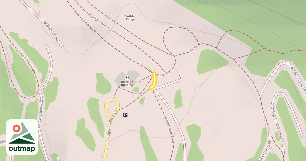 Map of Neverland Trail