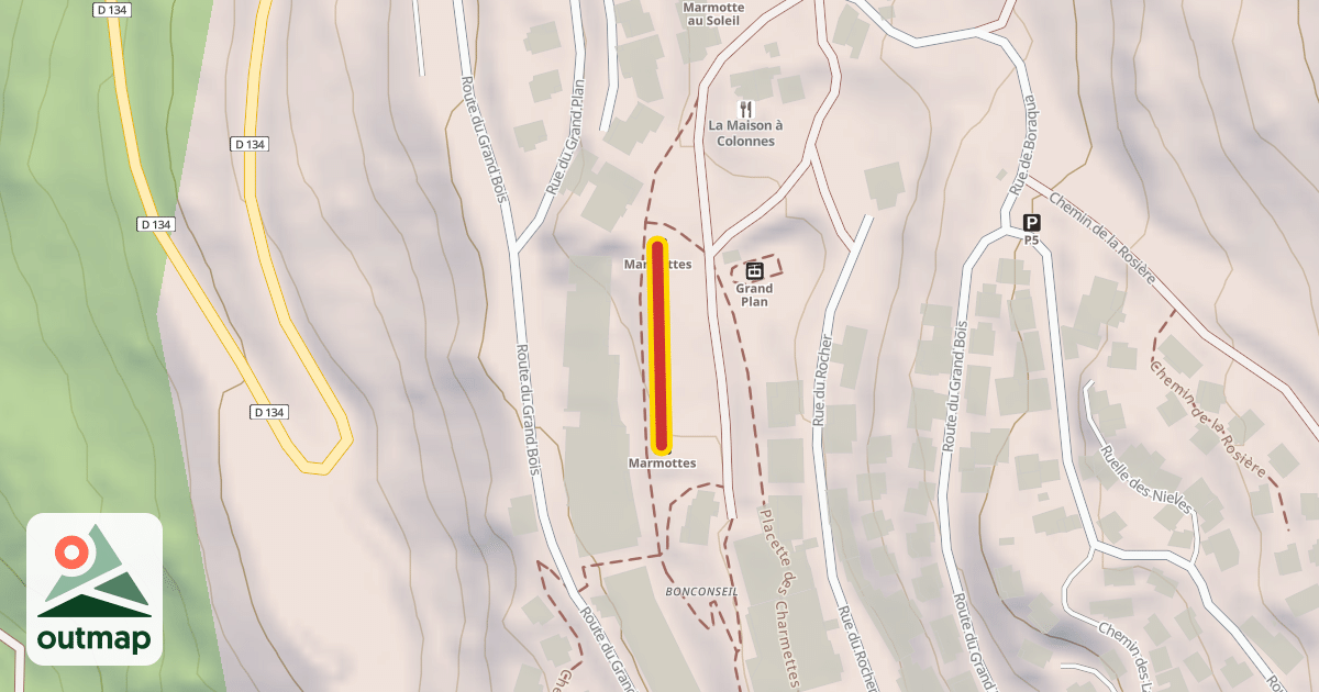 Map of Marmottes