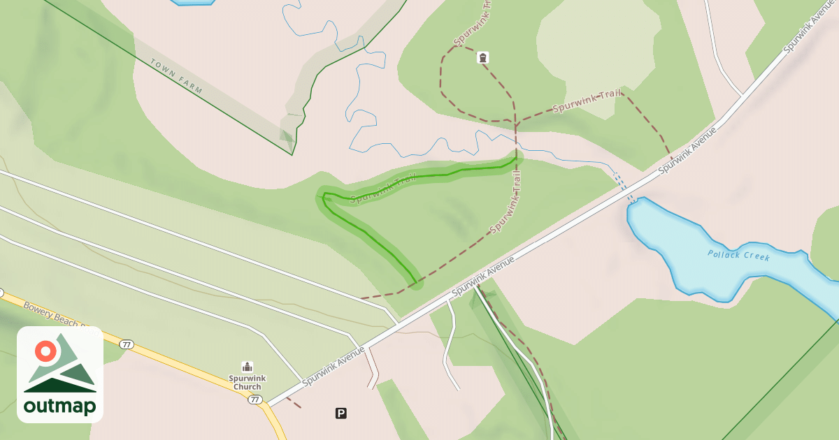 Map of Spurwink Trail