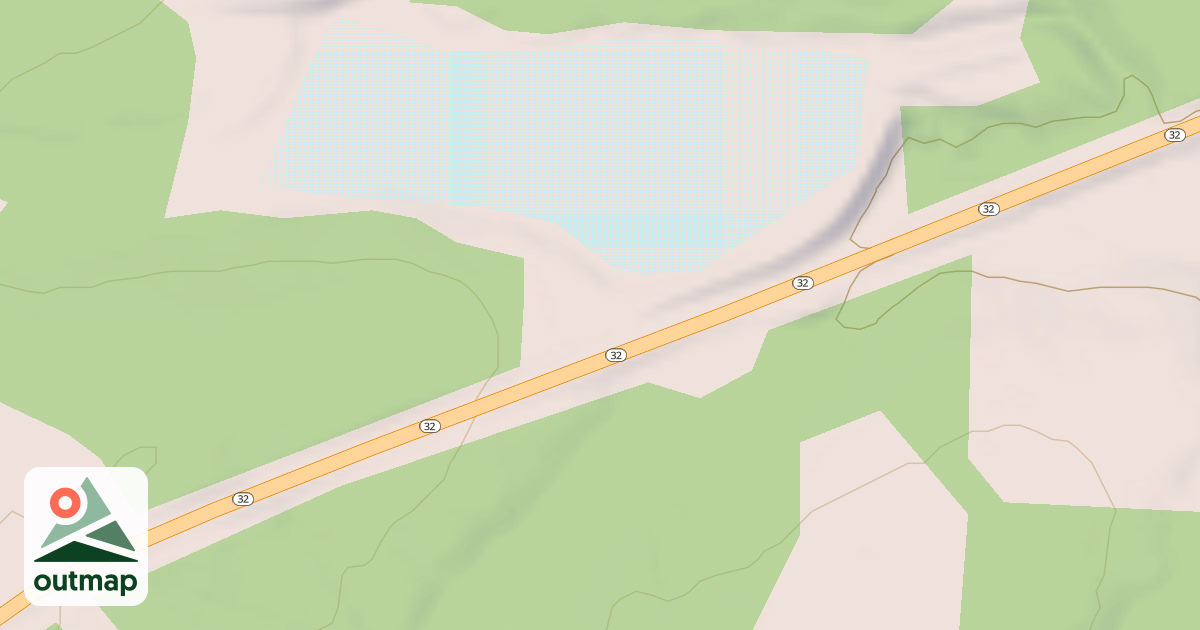 Map of TWIN PONDS PARKING LOT