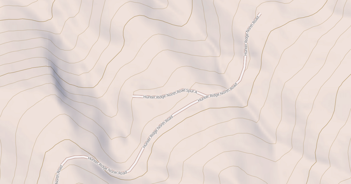 Map preview of HUNTER RIDGE NORTH SPUR A