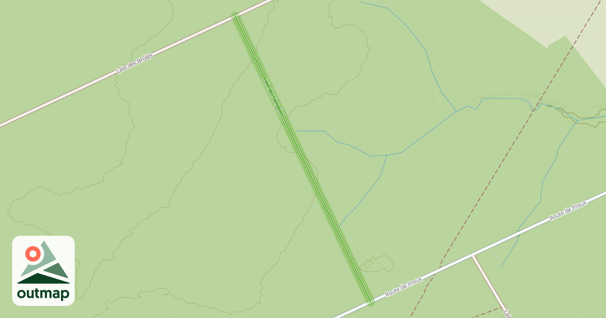 Map of Laie du Sanglier