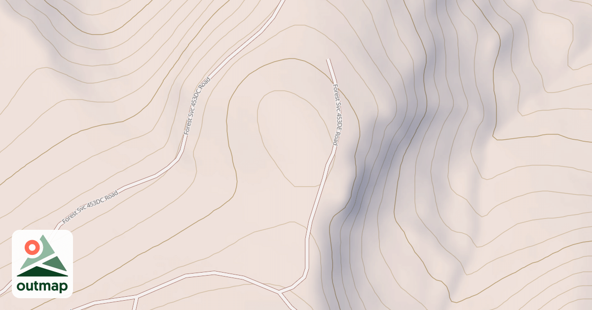 Map of USFS National Forest System Roads {99312036-F33A-4A3E-9448-39B4901389E9}