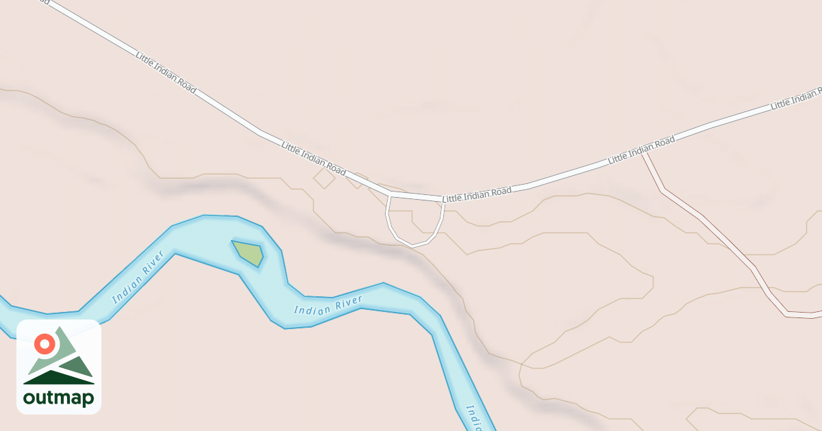 Map of LITTLE INDIAN SPUR D