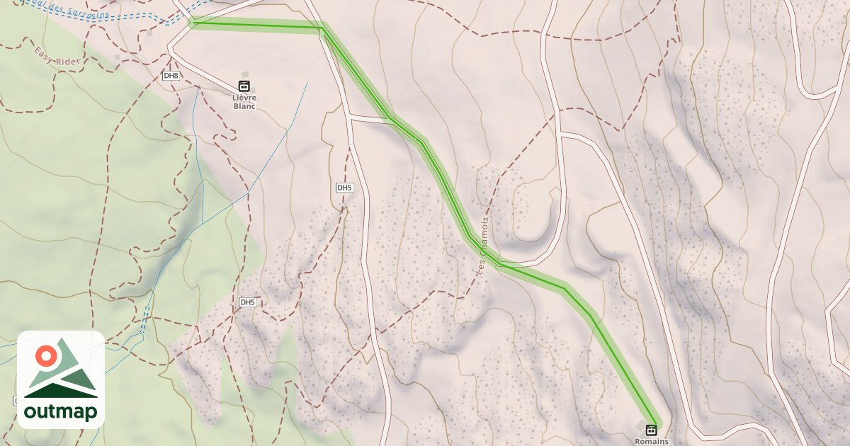 Map of Chez Roger