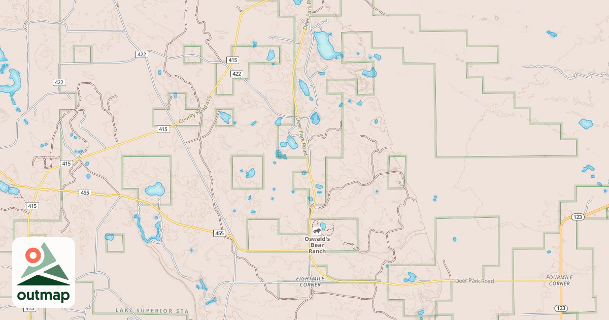 Map of Silver Creek Trail