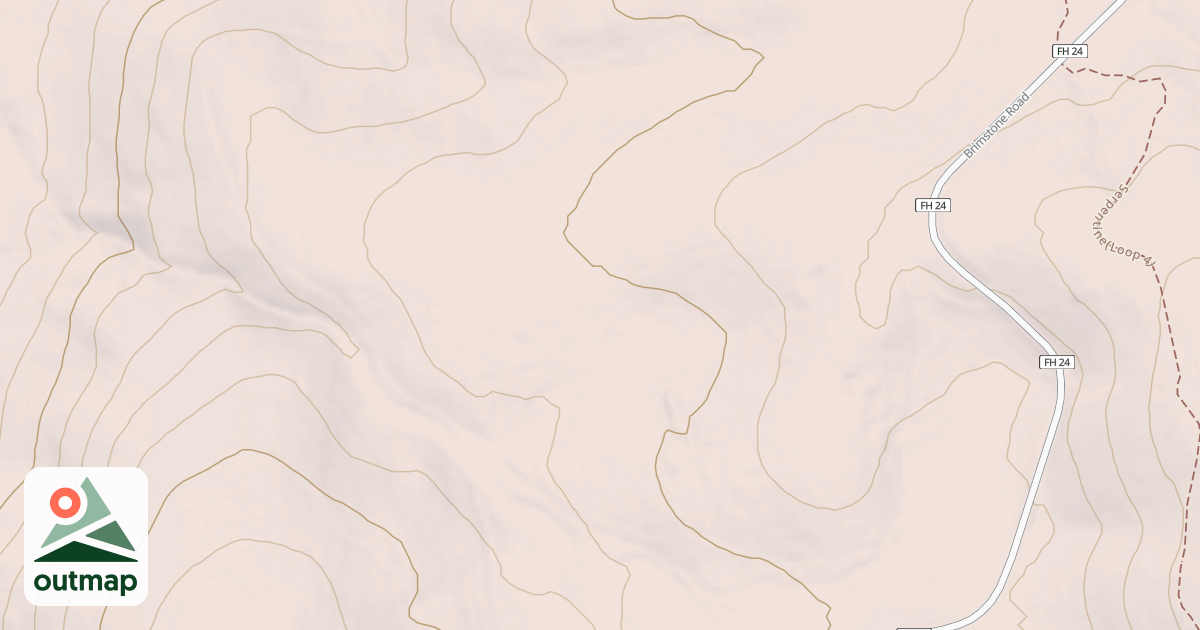 Map of BRIMSTONE SPUR