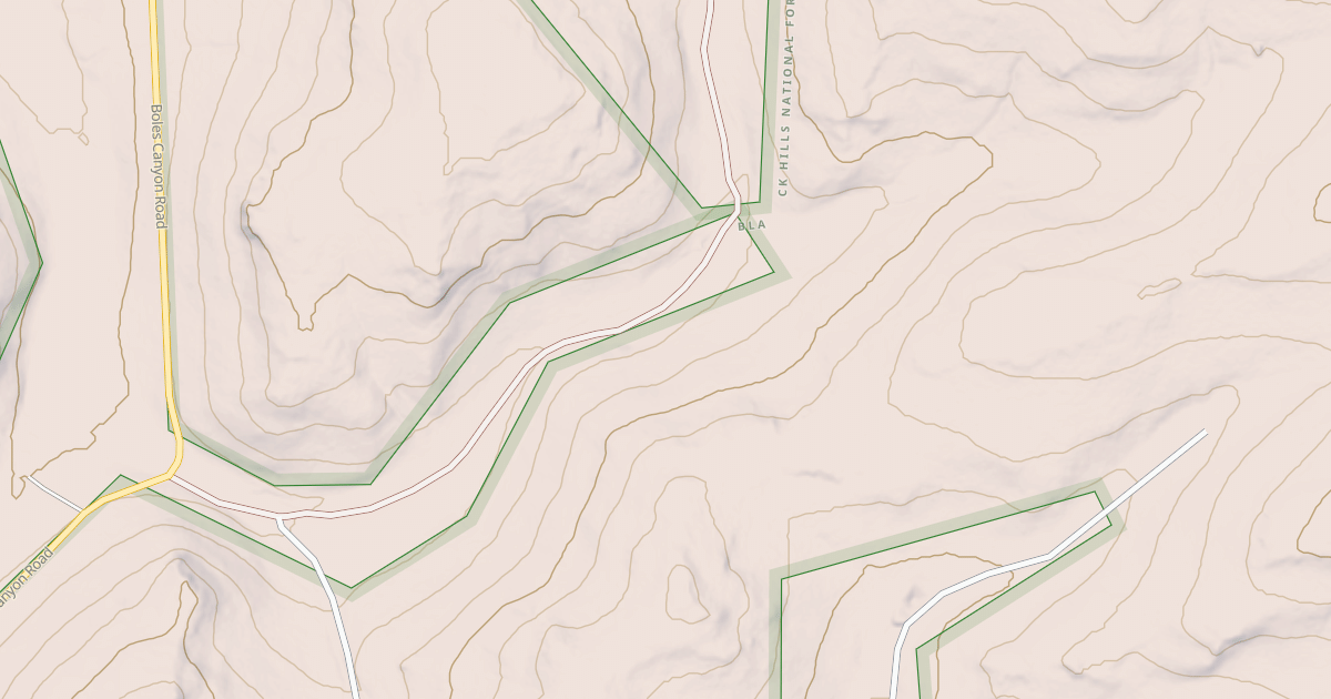 Map preview of BOLES CANYON BR 5W