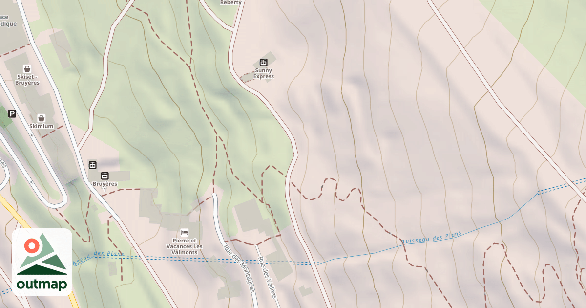 Map of La Mine