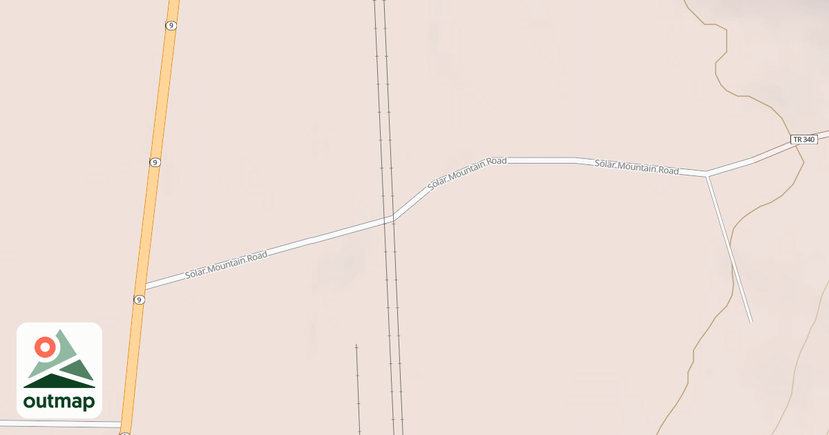 Map of SOLAR MOUNTAIN ROAD