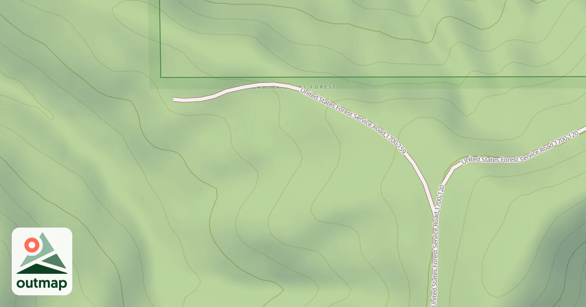 Map of USFS National Forest System Roads {B6571596-C870-44F7-91E2-2F3BF7D27AC1}