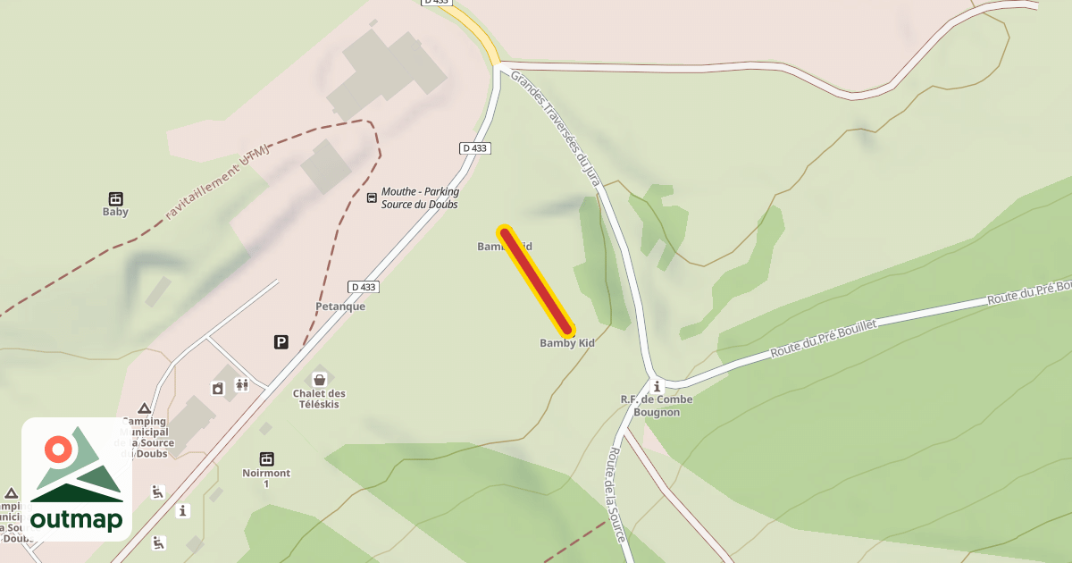 Map of Bamby Kid