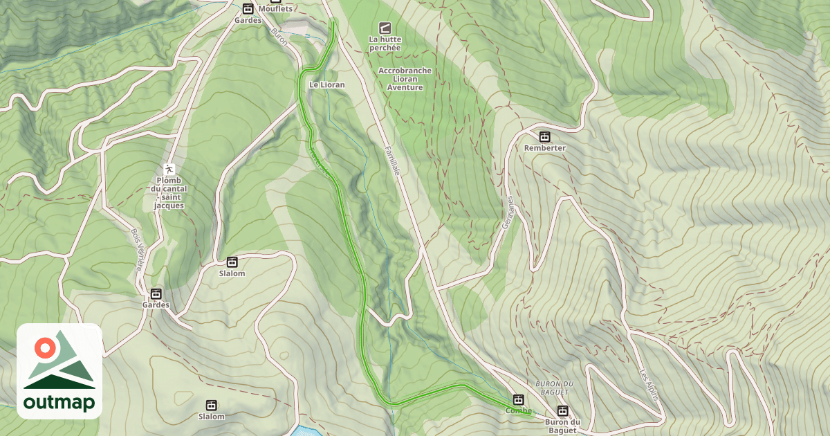 Map of Traversée