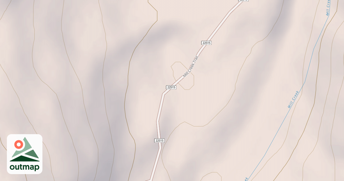 Map of Mill Creek Trail