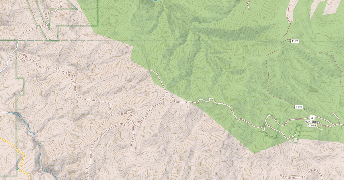 Map preview of ELK HORN MOUNTAIN