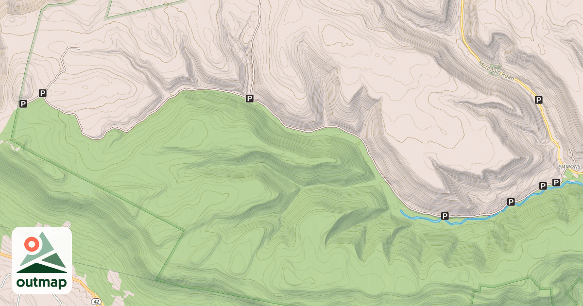 Map of Fishing Creek Road