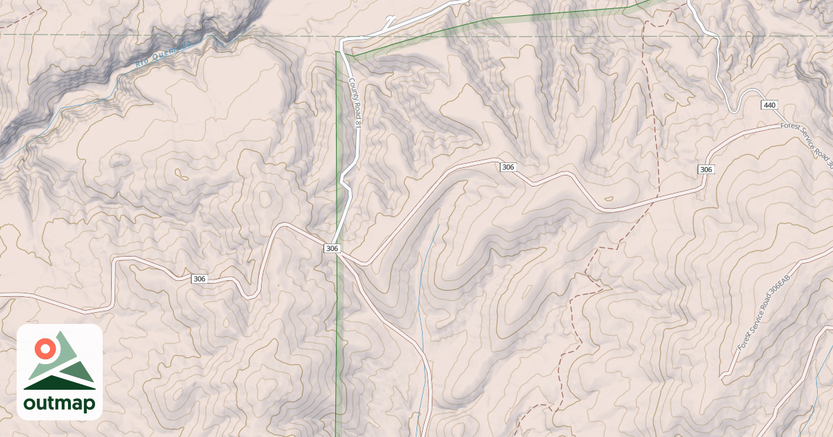 Map of BORREGO MESA