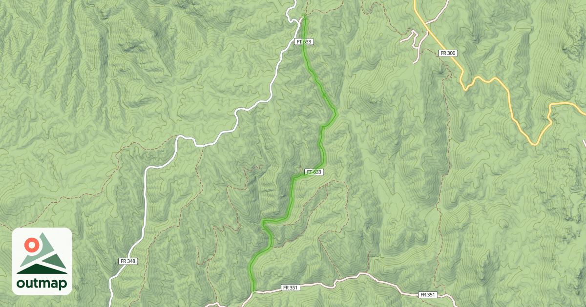 Map of Fern 2 Trail 633