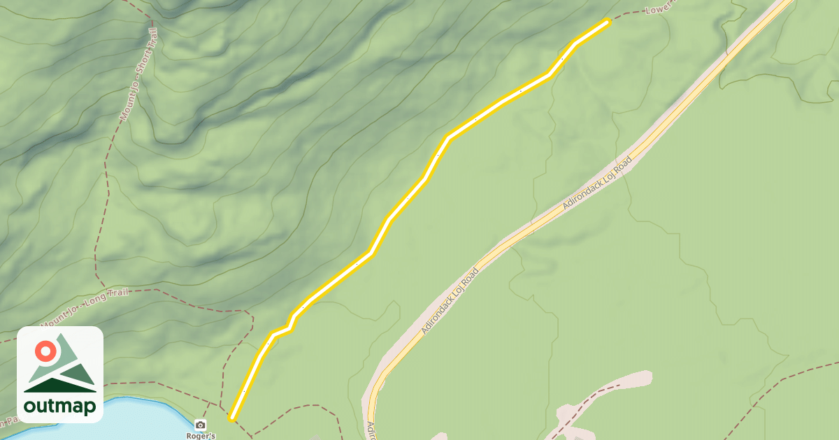 Map of Rimrock Ski Trail