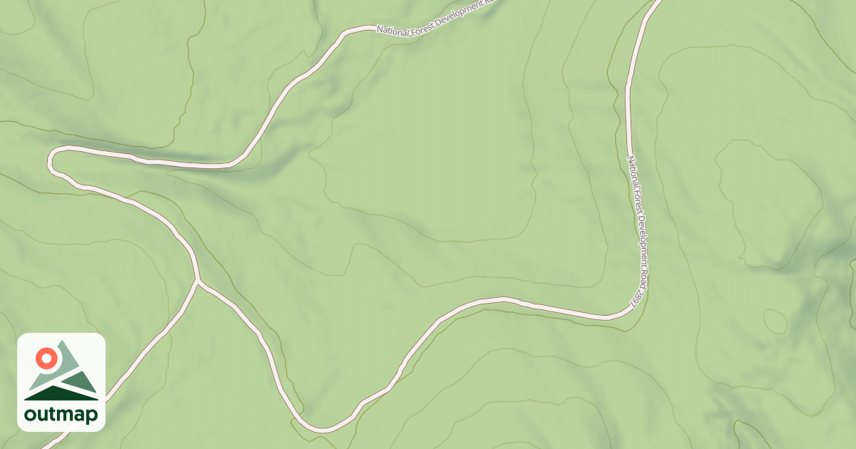 Map of GERGEN CREEK