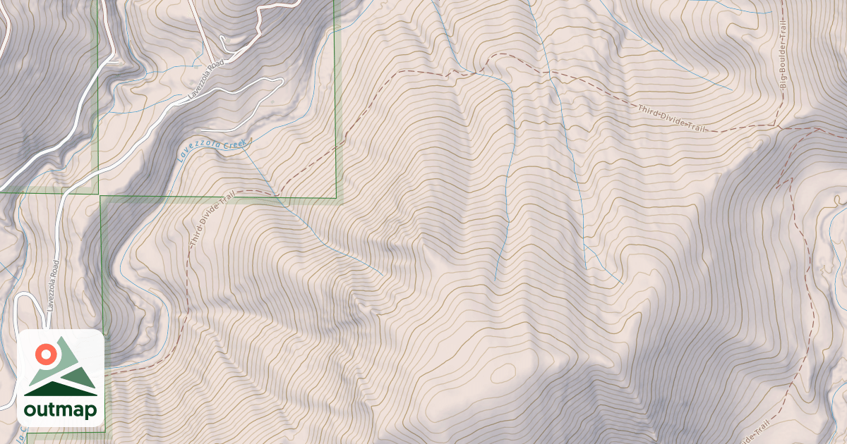 Map of USFS Motor Vehicle Use Map Trails 4494