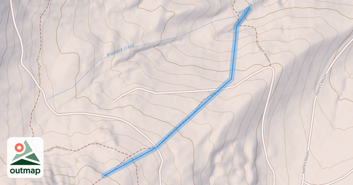 Map of Sacajawea