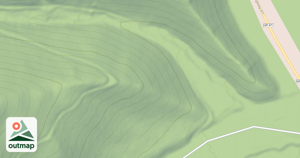 Map of GLIDDEN RIDGE