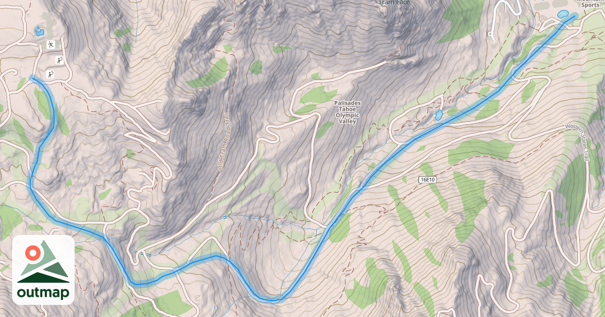 Map of Mountain Run